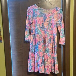Lilly Pulitzer Pink and Blue Kids Dress